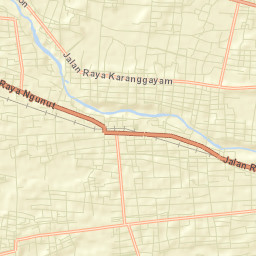 Ngunut Street Map