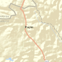 Poção Street Map