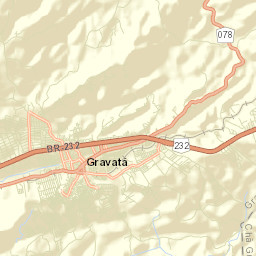Gravatá Street Map