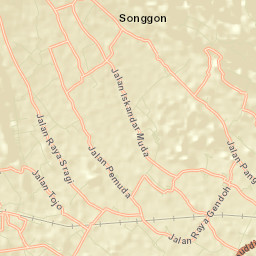 Singojuruh Street Map