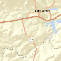 Belo Jardim Street Map