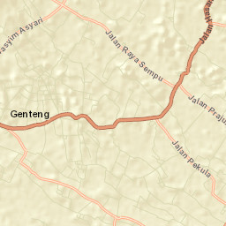 Kabupaten Banyuwangi Street Map