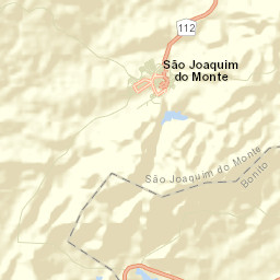 São Joaquim do Monte Street Map