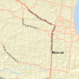 Muncar Street Map
