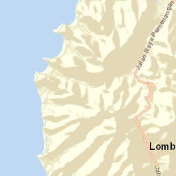 Senggigi Street Map
