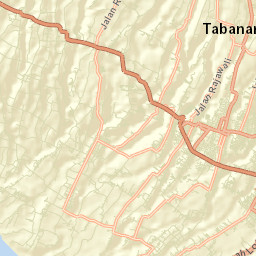 Tabanan Street Map