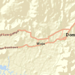 Dompu Street Map