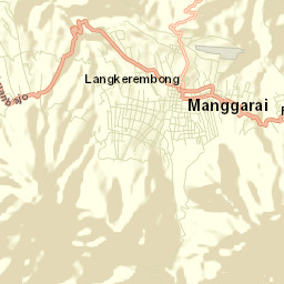 Ruteng Street Map
