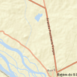 Belém de São Francisco Street Map