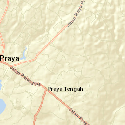 Kabupaten Lombok Tengah Street Map