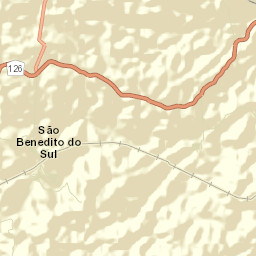 São Benedito do Sul Street Map