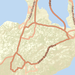 Jimbaran Street Map
