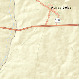 Águas Belas Street Map
