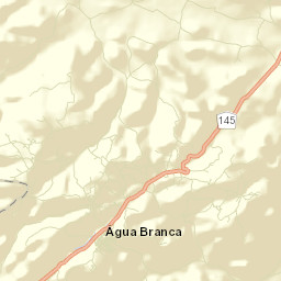 Água Branca Street Map