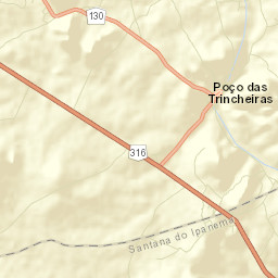 Poço das Trincheiras Street Map