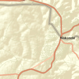 Nakonde Street Map