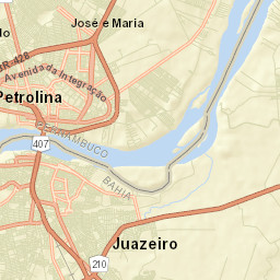 Petrolina Street Map