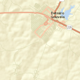 Delmiro Gouveia Street Map