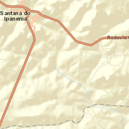 Santana do Ipanema Street Map