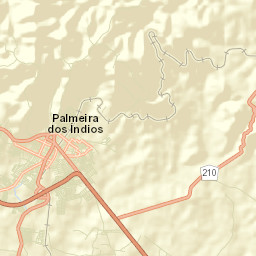 Palmeira dos Índios Street Map