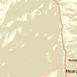 Huaraz Street Map