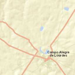 Campo Alegre de Lourdes Street Map