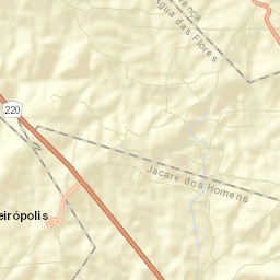Olho d'Água das Flores Street Map