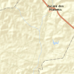 Jacaré dos Homens Street Map