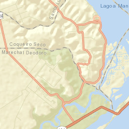 Coqueiro Seco Street Map