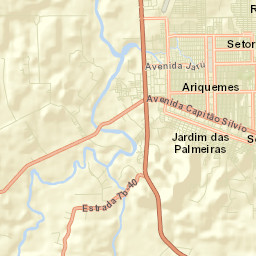 Ariquemes Street Map