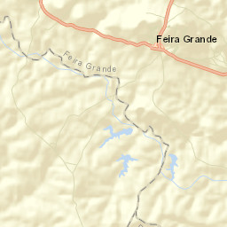 Feira Grande Street Map
