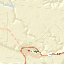 Coruripe Street Map