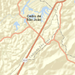 Cedro de São João Street Map