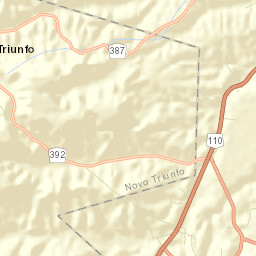 Novo Triunfo Street Map