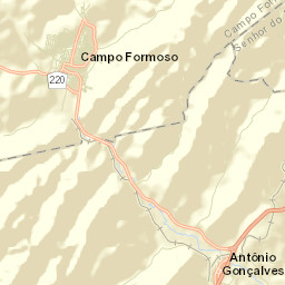 Campo Formoso Street Map