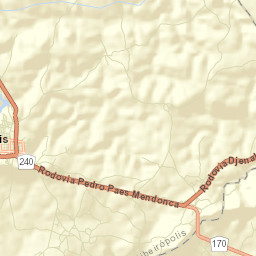 Ribeirópolis Street Map