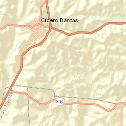 Cícero Dantas Street Map