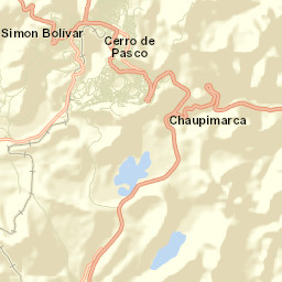 Cerro de Pasco Street Map