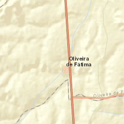 Oliveira de Fátima Street Map