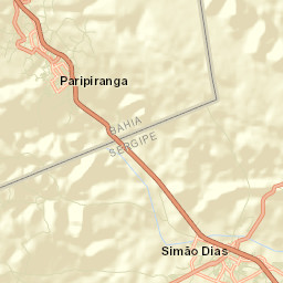 Paripiranga Street Map