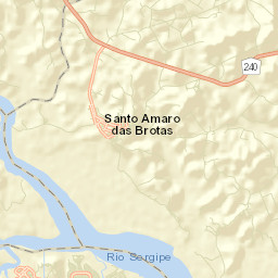 Santo Amaro das Brotas Street Map