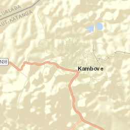 Kambove Street Map
