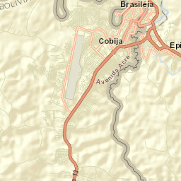 Cobija Street Map