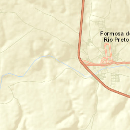 Formosa do Rio Preto Street Map