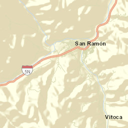 San Ramón Street Map