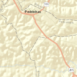 Pedrinhas Street Map