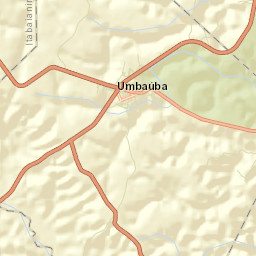 Umbaúba Street Map