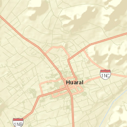 Huaral Street Map