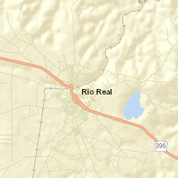 Rio Real Street Map