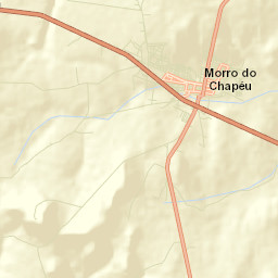 Morro do Chapéu Street Map